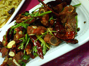 东北菜红烧排骨 Dong bei cai - deep fried pork ribs with spices 2